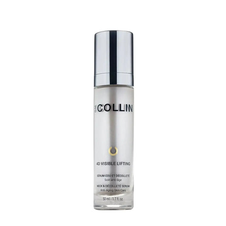 4D Visible Lifting Serum for neck and décolleté, enhances firmness, reduces sagging and lines, anti-aging skincare formula in 50 ml bottle