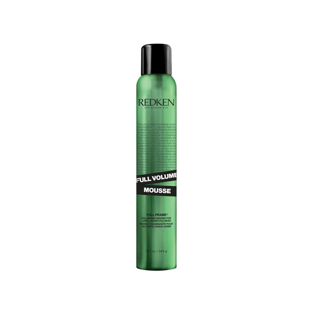 Redken Full Volume Mousse for volumizing fine or thin hair, providing lift and a full appearance.