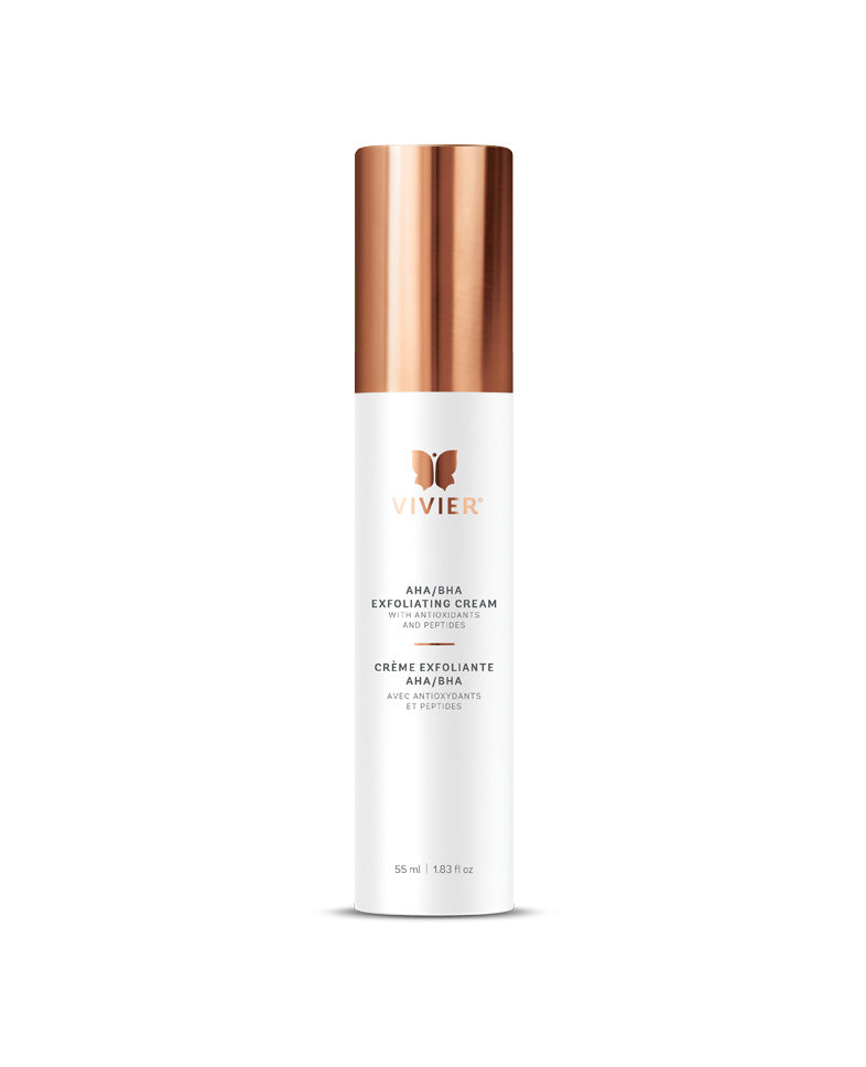 Vivier AHA/BHA Exfoliating Cream for gentle exfoliation and anti-aging benefits