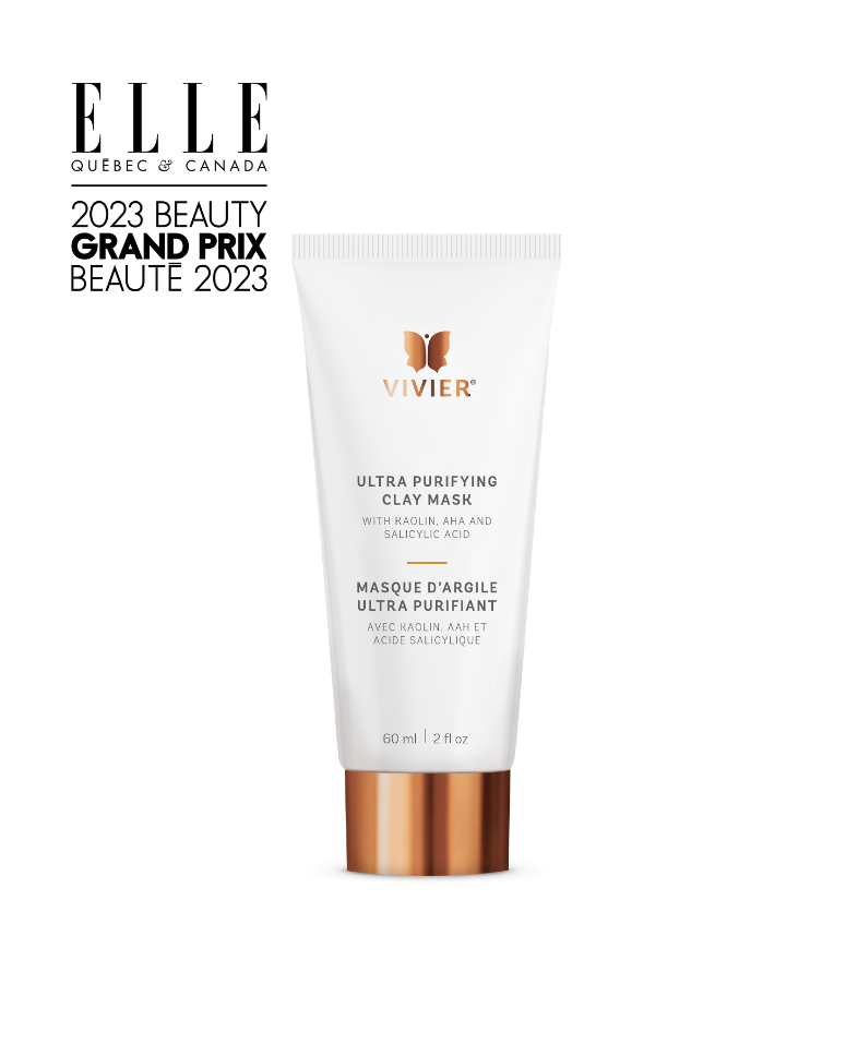 Vivier Ultra Purifying Clay Mask with AHAs, Vitamin E; 2023 Beauty Grand Prix Winner. 60ml.