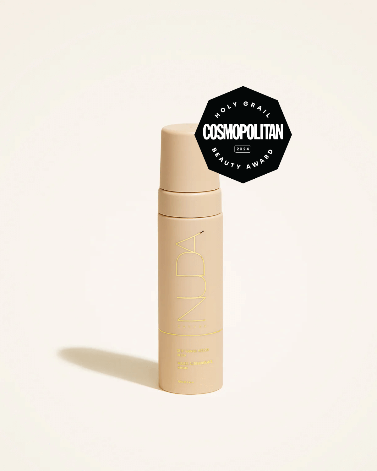 Award-winning self tanning mousse with a smooth, velvety formula for a natural glow. Ideal for medium skin tones. Cosmopolitan-approved.