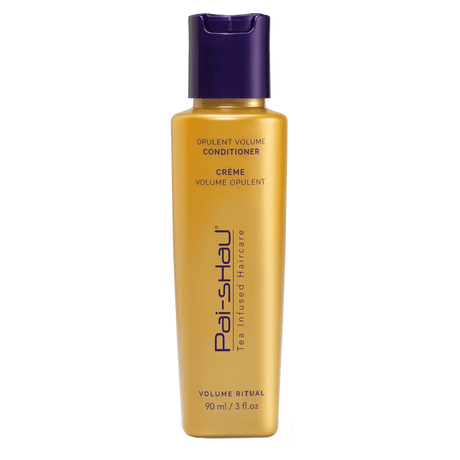 Pai-Shau Opulent Volume Conditioner bottle providing hydration and body for fine hair with botanical and tea complexes.