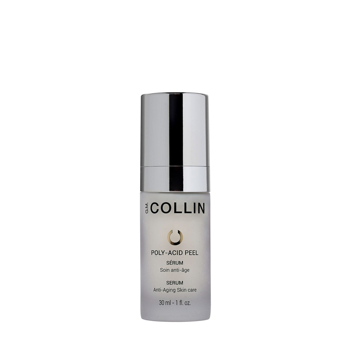 Poly-acid Peel Serum bottle for anti-aging and skin renewal