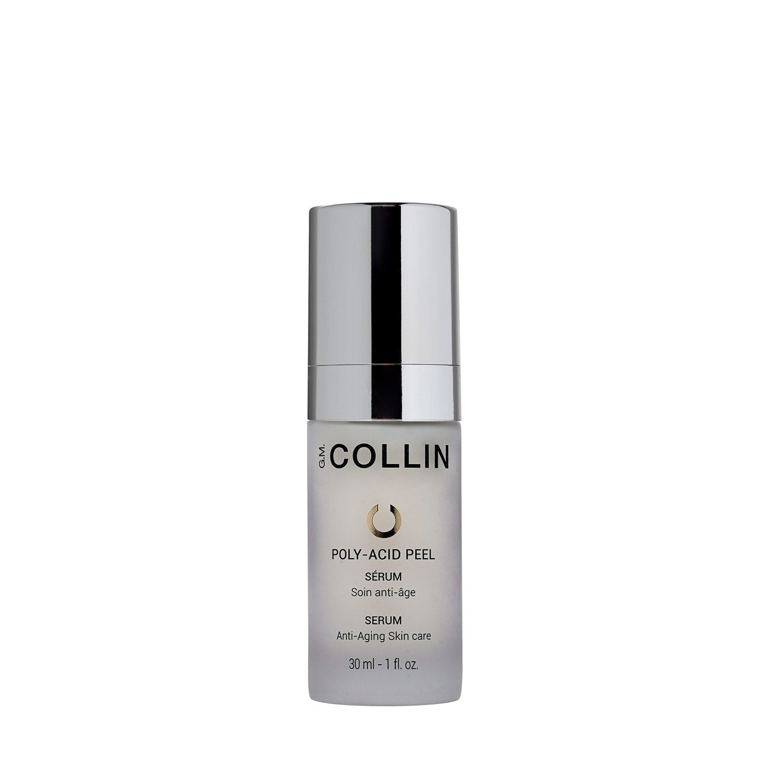 Poly-acid Peel Serum bottle for anti-aging and skin renewal