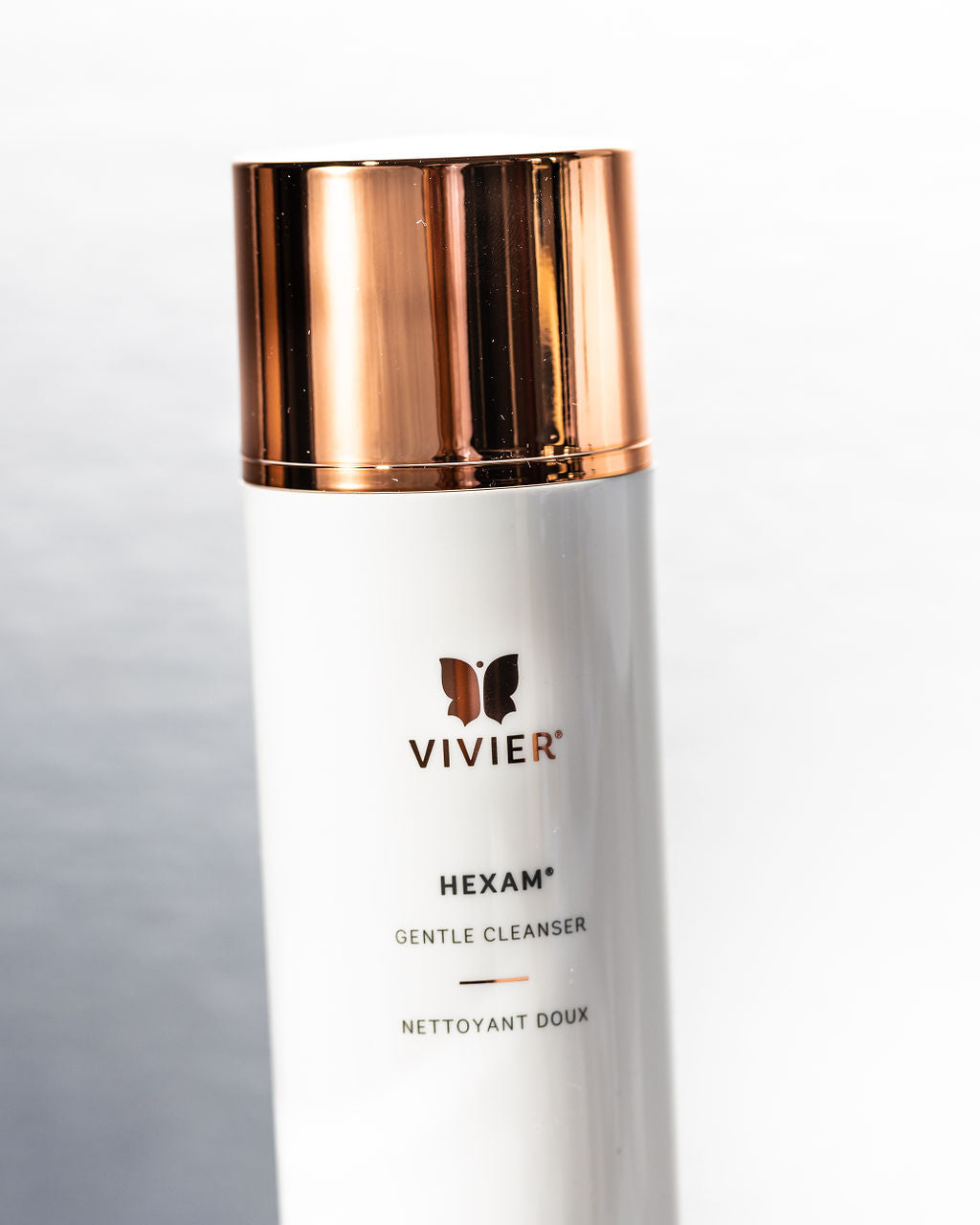 Vivier HEXAM gel cleanser with Hexamidine for all skin types, purifies pores and maintains moisture.
