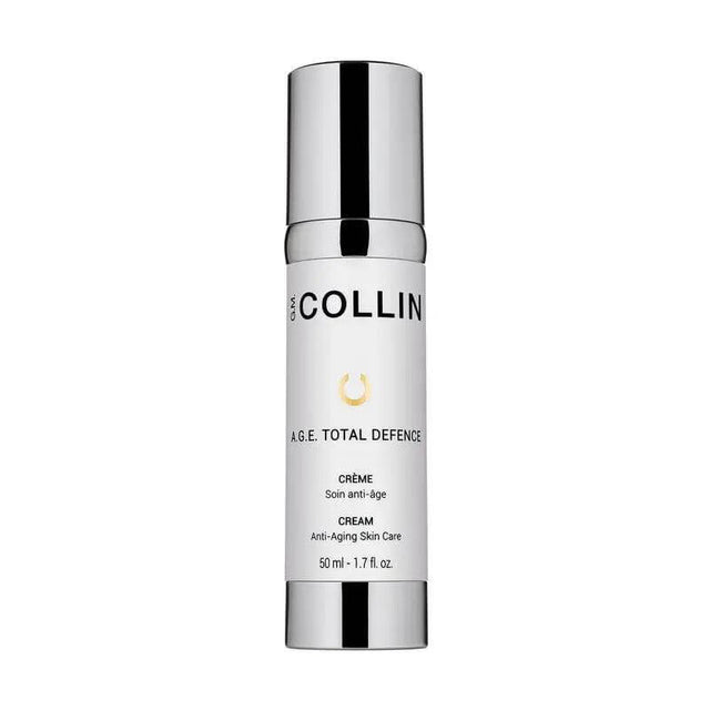 AGE Total Defence moisturizer bottle for skin hydration and elasticity