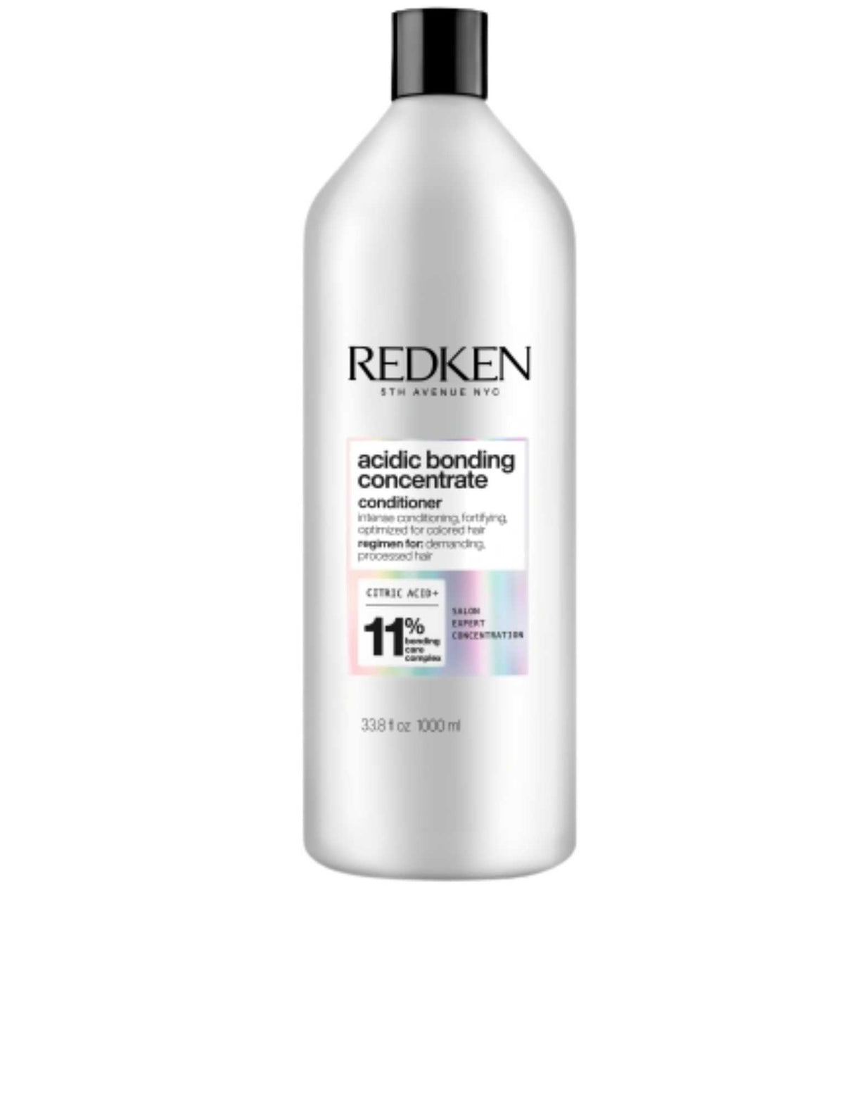 Redken Acidic Bonding Concentrate Conditioner 1L bottle for repairing damaged hair.