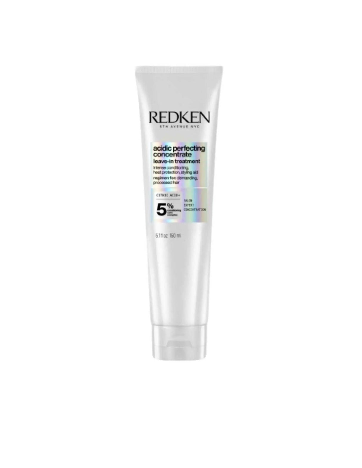 Redken Acidic Perfecting Concentrate Leave-in Treatment for balanced pH and healthy, shiny hair. Suitable for all types and textures.