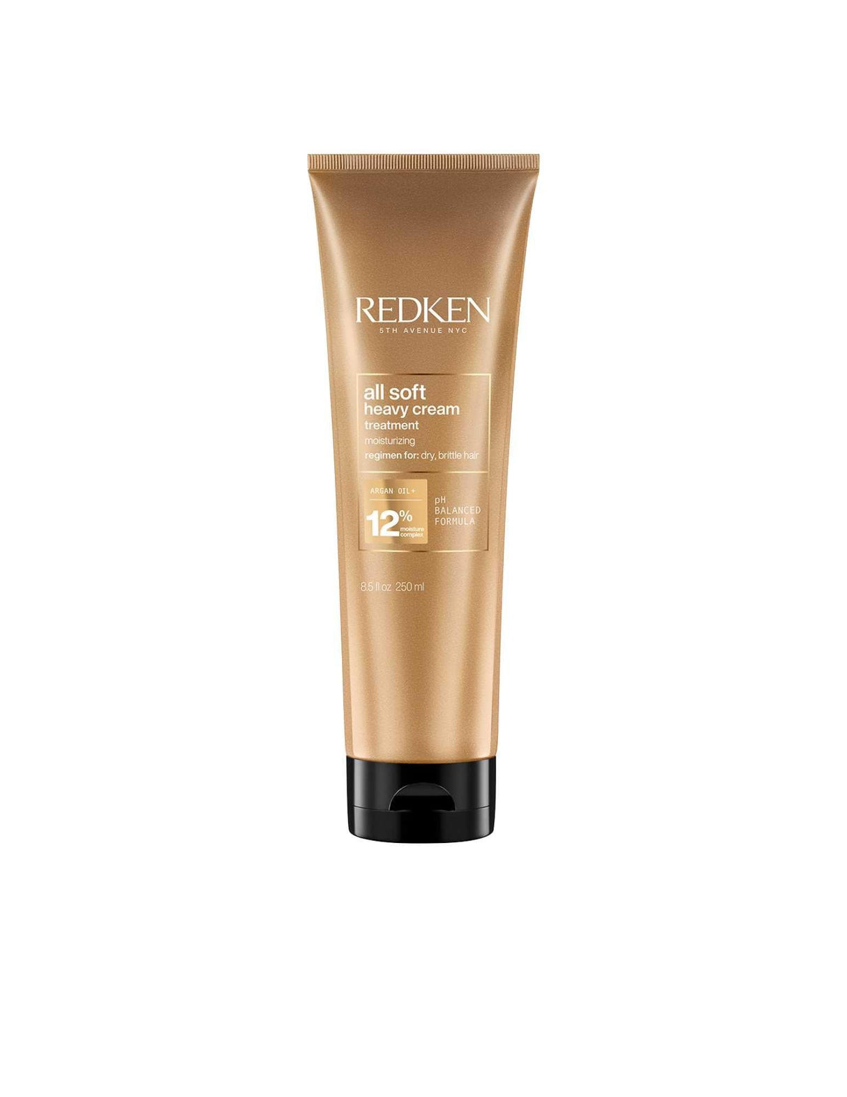 Redken All Soft Heavy Cream tube for deeply hydrating dry, brittle hair