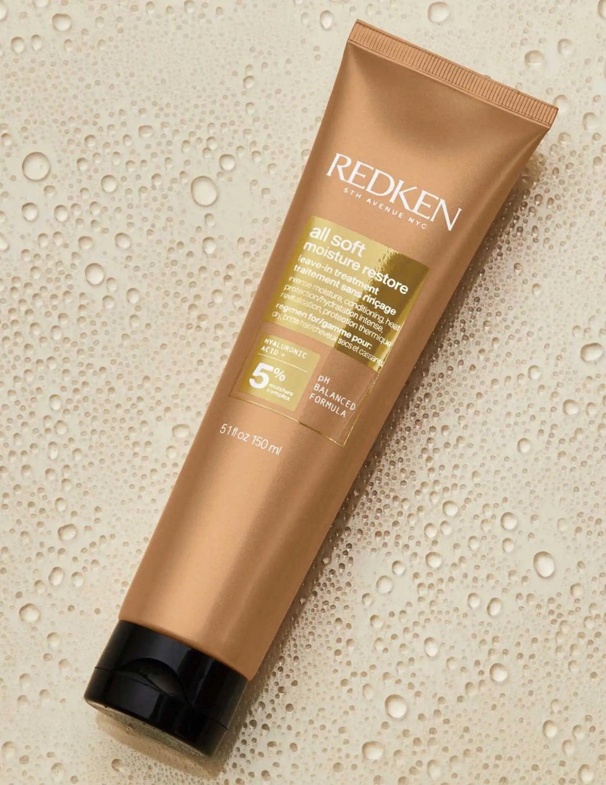 Redken All Soft Moisture Restore deep conditioning treatment for dry, brittle hair with intense hydration and frizz control benefits.