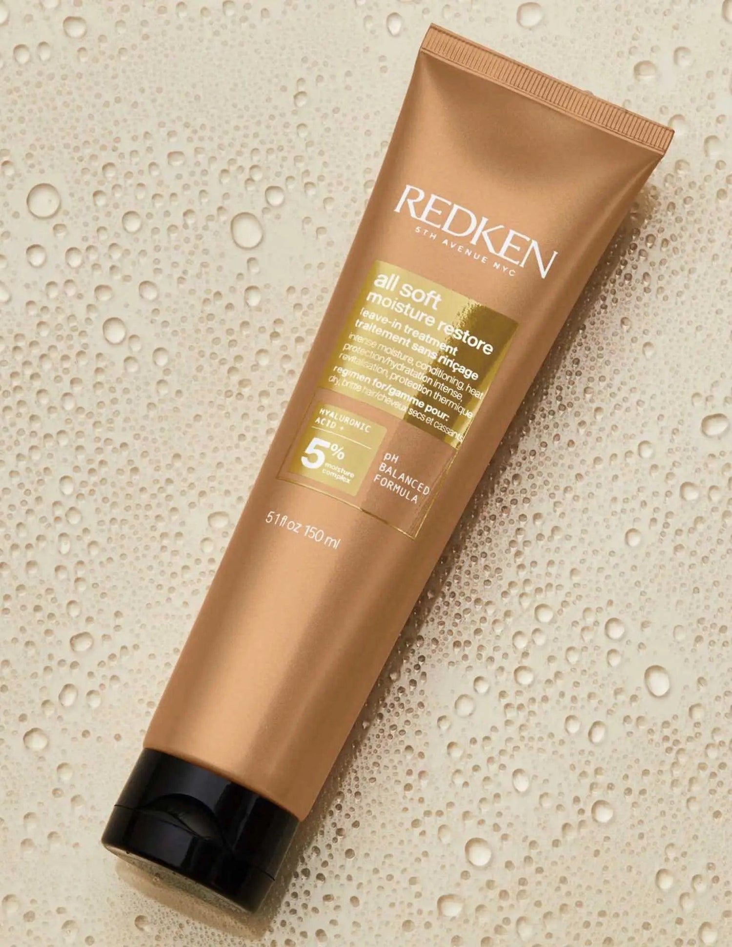 Redken All Soft Moisture Restore deep conditioning treatment for dry, brittle hair with intense hydration and frizz control benefits.