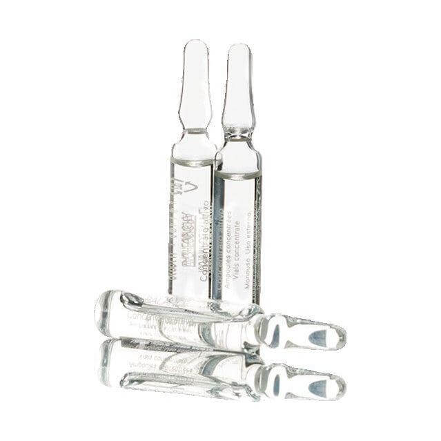 Ampoules Concentrées Balance for oily skin with white willow and pineapple, 10 x 2.5 ml vials for brightening and pore tightening.