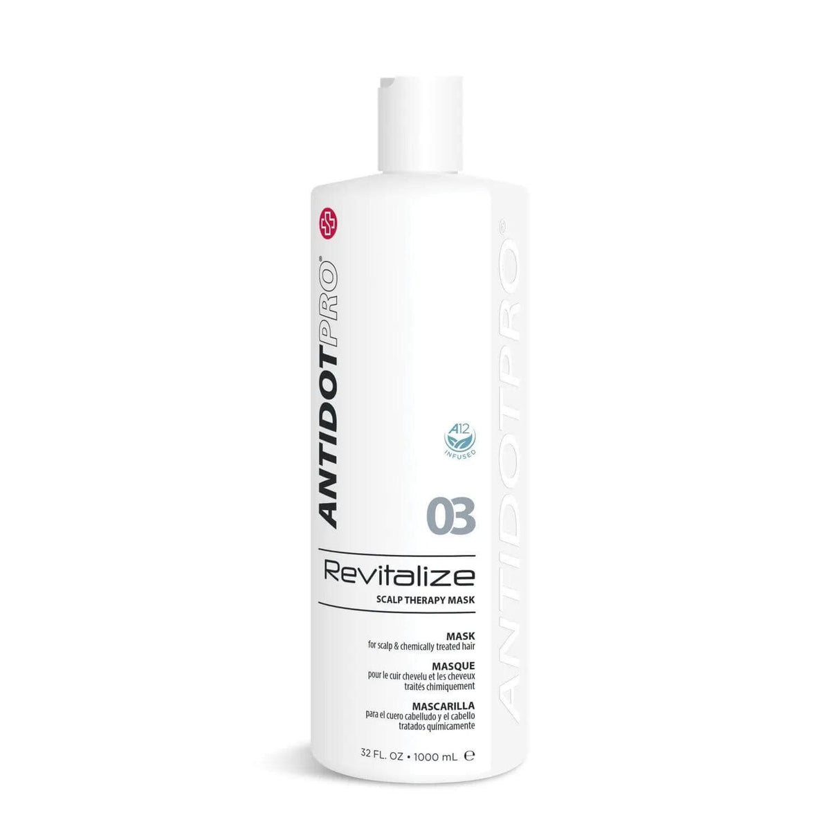 AntidotPro 03 Revitalize 1000ML revitalizing mask for dandruff and scalp irritations, second step in 3-step hair treatment system.