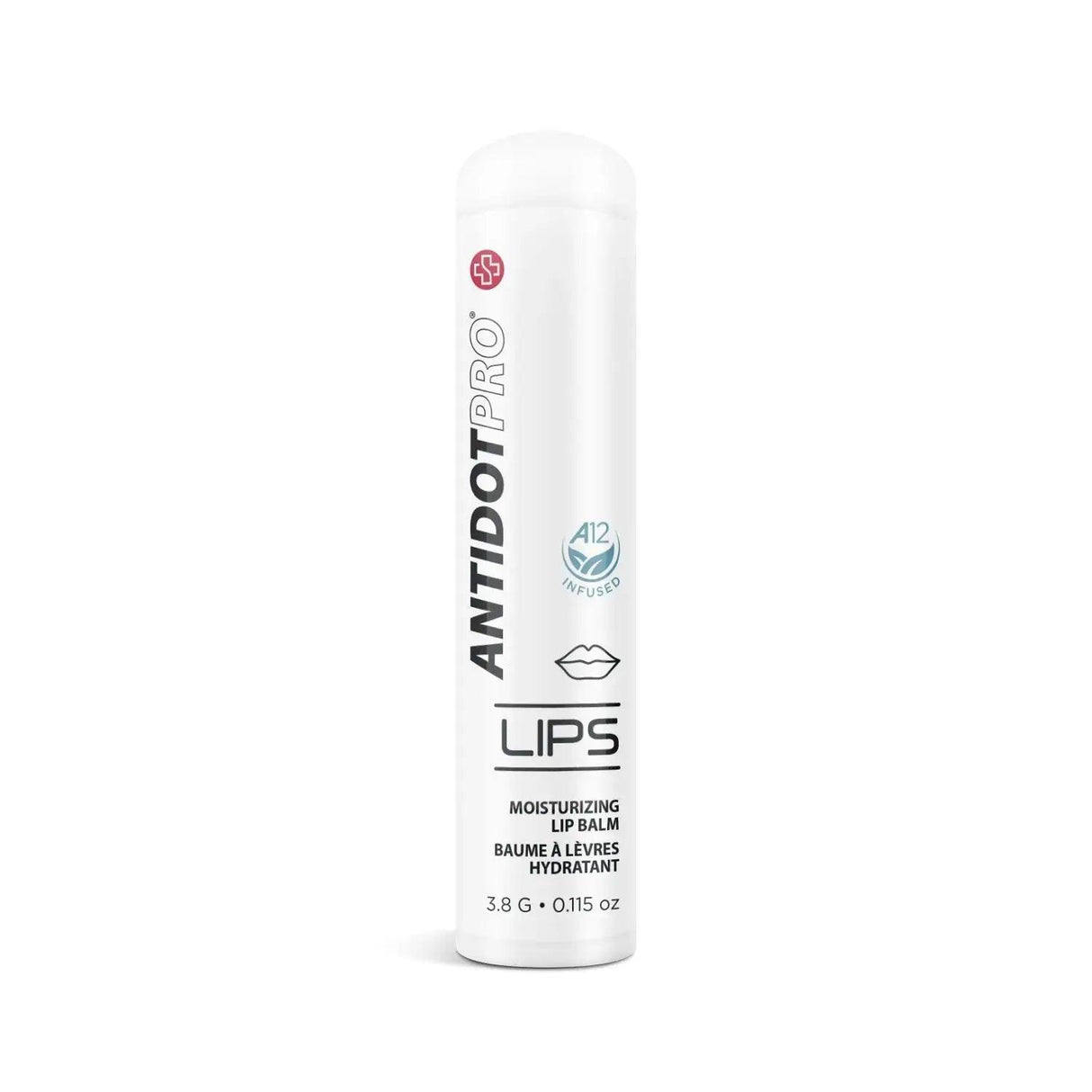 AntidotPro Lips Natural Moisturizing Lip Balm 3.8g tube for hydration and protection against dermatitis.