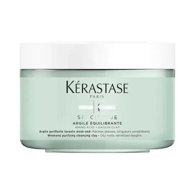 Kerastase Argile Équilibrante Purifying Clay Shampoo - Clarifying and balancing for oily scalp and hair.