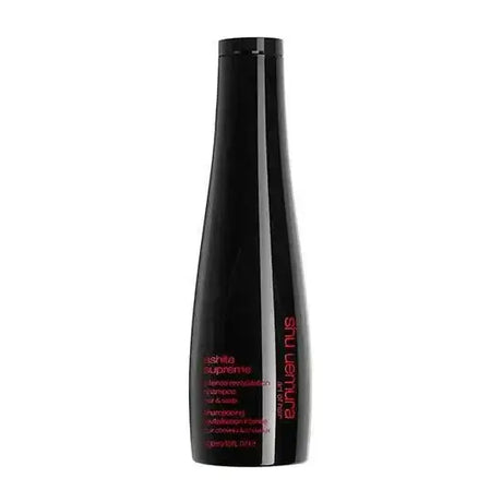 Ashita Supreme Shampoo by Shu Uemura, nourishing and strengthening for all hair types, especially damaged hair.