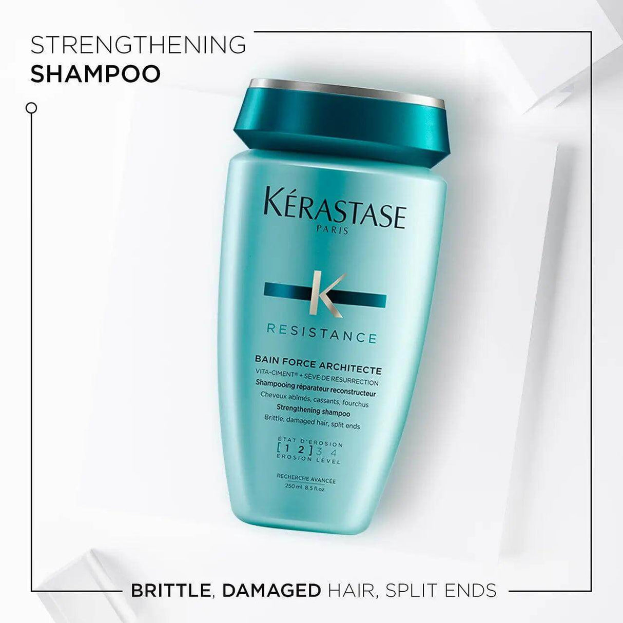 Bain Force Architecte Shampoo by Kerastase for strengthening brittle, damaged hair and preventing split ends.