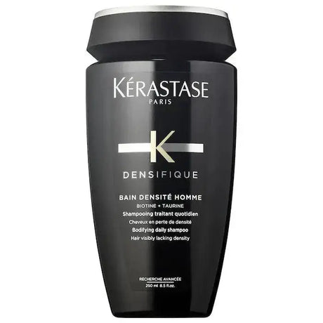 Kérastase Bain Homme Densité shampoo bottle for men's thinning hair, enhances density and thickness, 250ml.