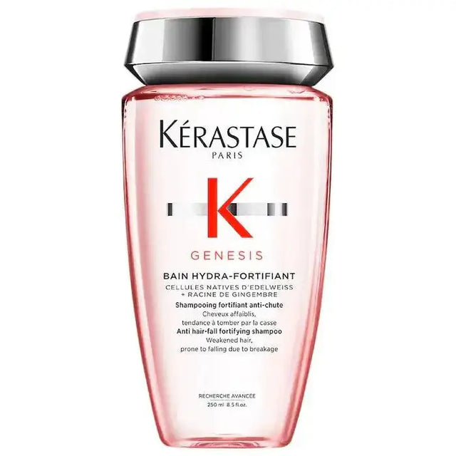 Kérastase Bain Hydra Fortifiant Shampoo for fragile hair, strengthens and protects against breakage, 250ml bottle