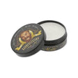 Barberstation Matte hair styling product in open black container, offering strong hold and matte finish for textured hairstyles.