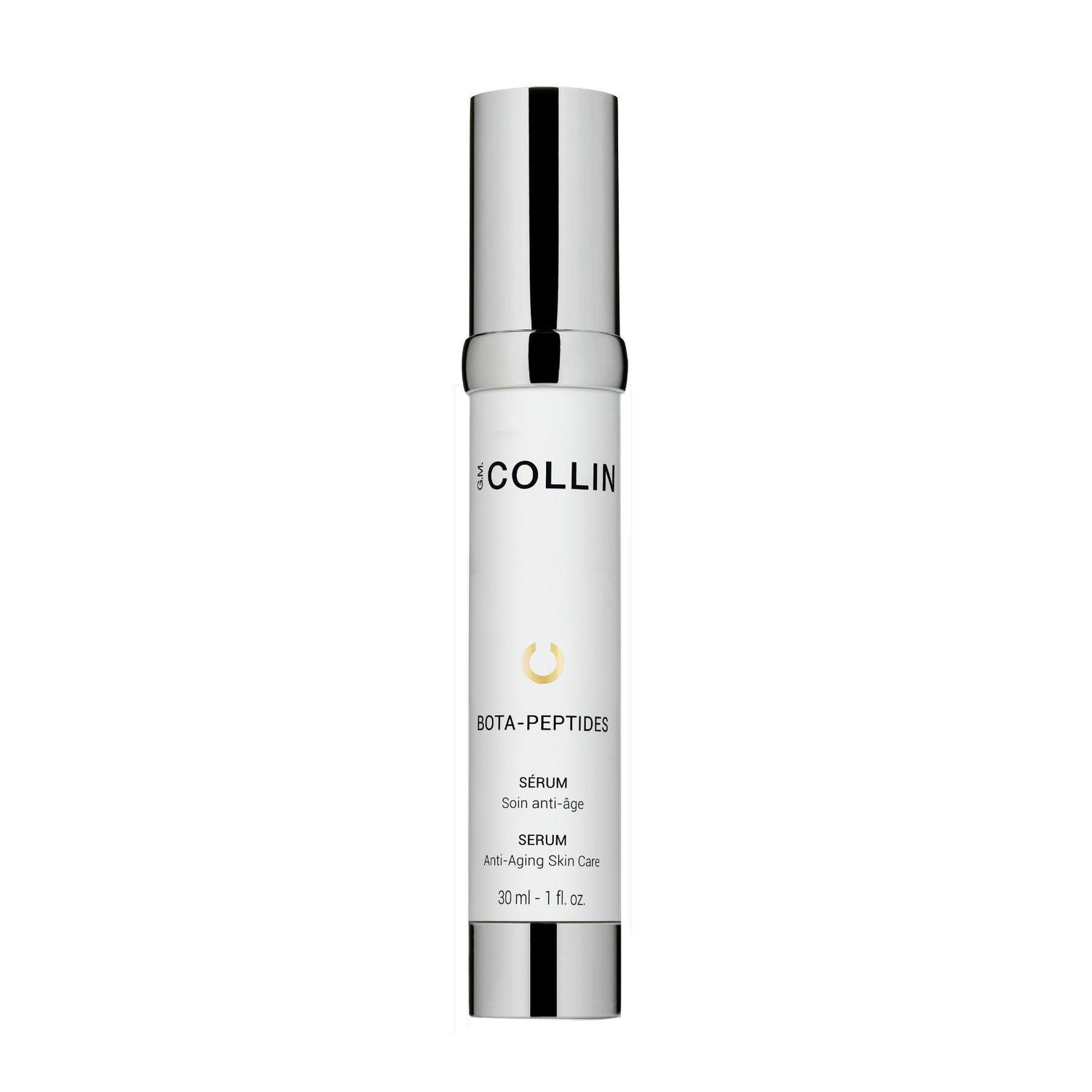 Bota-Peptide Serum bottle for youthful skin, enhancing hydration and elasticity with anti-aging properties.