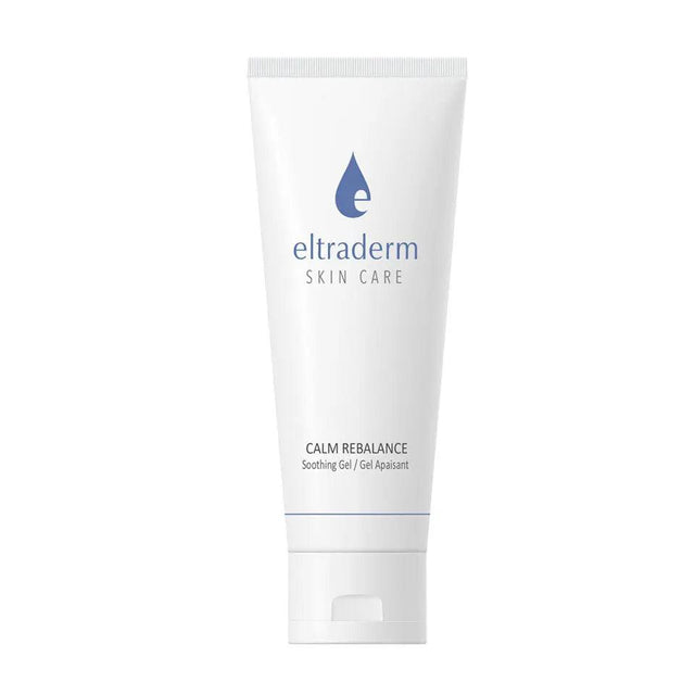 Calm Rebalance Soothing Gel by Eltraderm to reduce skin redness and inflammation for sensitive skin.