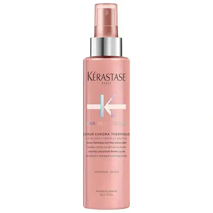 Chroma Absolu Sérum Chroma Thermique leave-in spray for color-treated hair, heat protection, frizz control, hydrating, Kérastase.