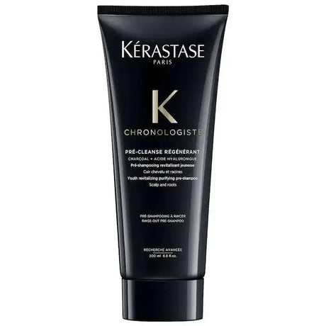 Kérastase Chronologiste Pré-Cleanse Régénérant pre-shampoo treatment for cleansing and purifying scalp and hair, 200 ml tube.