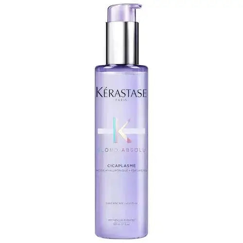 Kérastase Cicaplasme leave-in hair serum for repairing damaged hair, suitable for all hair types and textures.