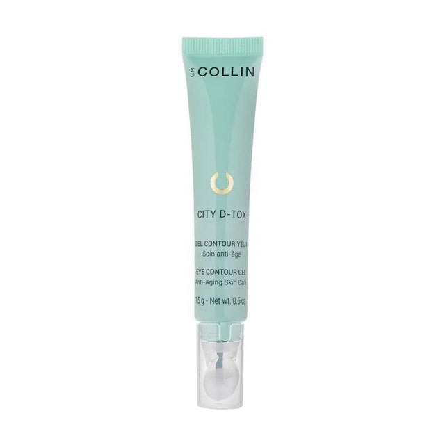 City D-Tox Eye Contour Gel with Citystem™, reduces dark circles and puffiness, unique applicator for refreshing sensation.