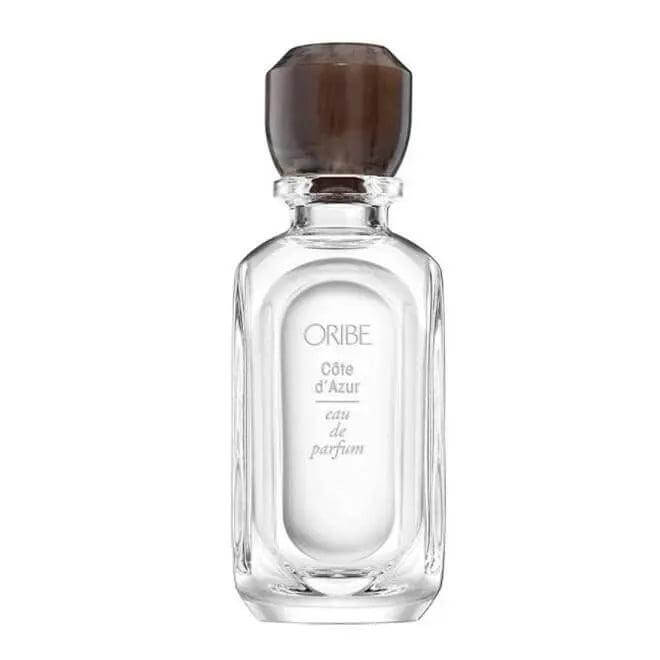 Côte D’Azur Eau De Parfum bottle with notes of Calabrian bergamot, jasmine, and sandalwood, offering a luxurious scent experience.