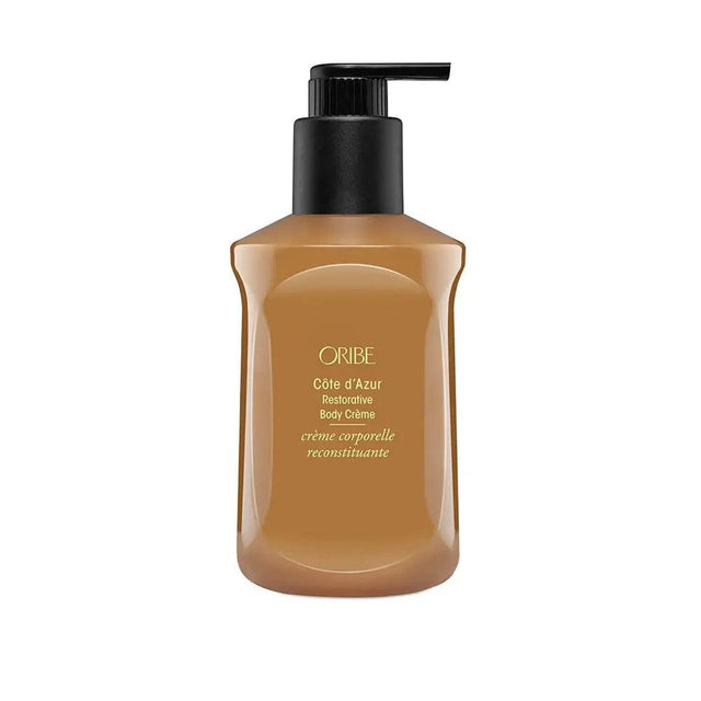 Oribe Côte d'Azur Restorative Body Crème 300ml bottle, nourishing and hydrating with signature fragrance for smooth, soft skin.