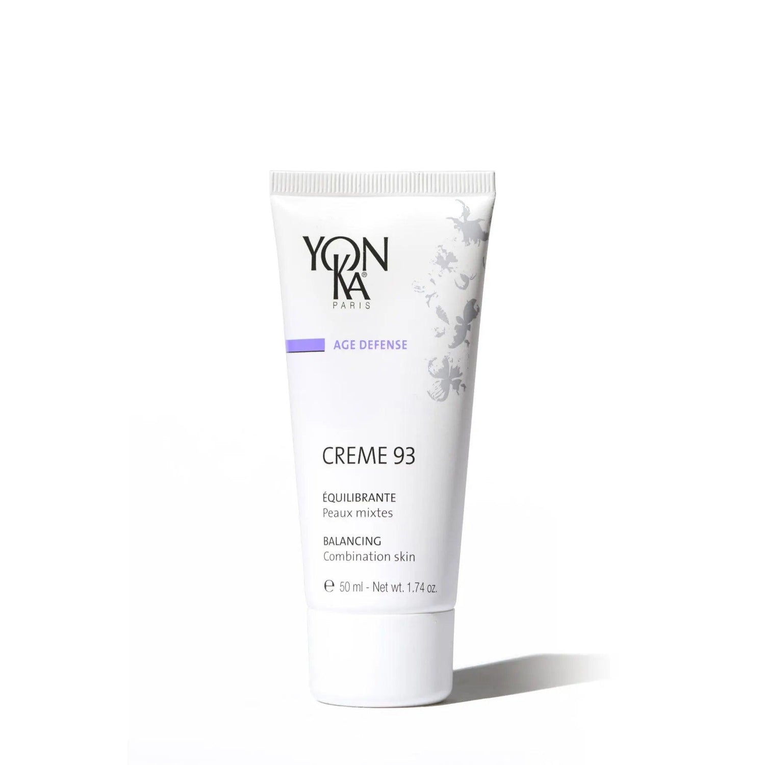 Yonka Creme 93 facial cream tube for hydrating and nourishing dry, sensitive skin
