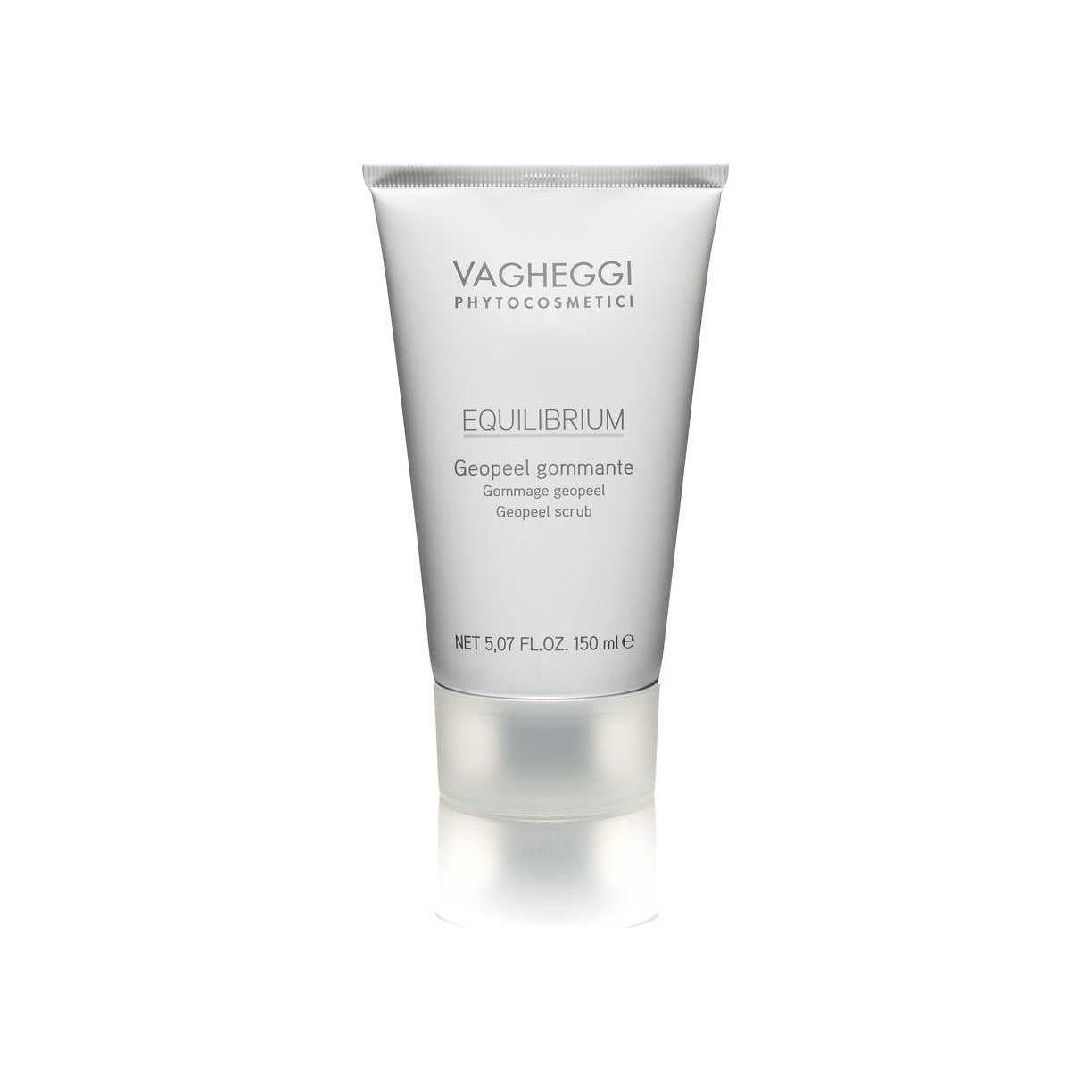 Equilibrium Geopeel Scrub 150ml in a tube, clay mask with immortelle extract for softer, radiant skin.