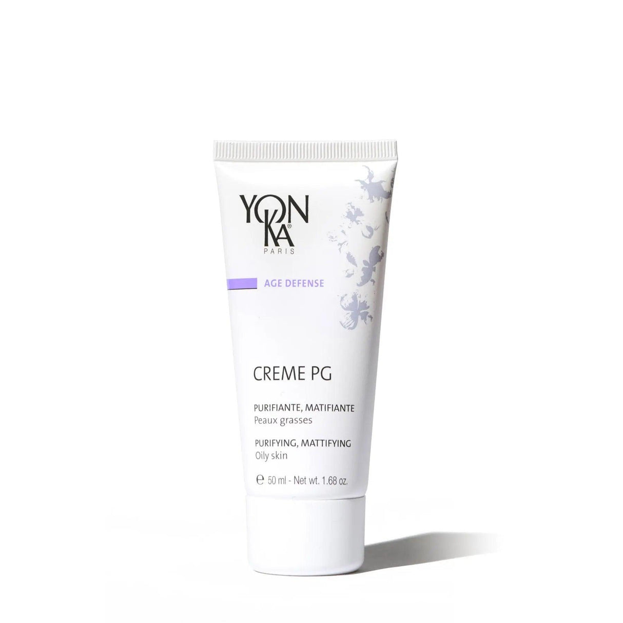 Yonka Creme Pg purifying mattifying cream for oily skin, regulates sebum, reduces blemishes, botanical ingredients, 50ml tube