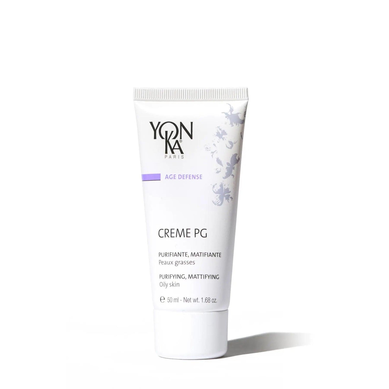 Yonka Creme Pg purifying mattifying cream for oily skin, regulates sebum, reduces blemishes, botanical ingredients, 50ml tube