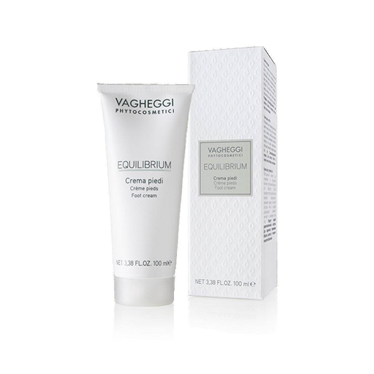 Equilibrium Vegetable Foot Cream with shea butter, olive oil, and coconut for soft, nourished skin and refreshed feet.