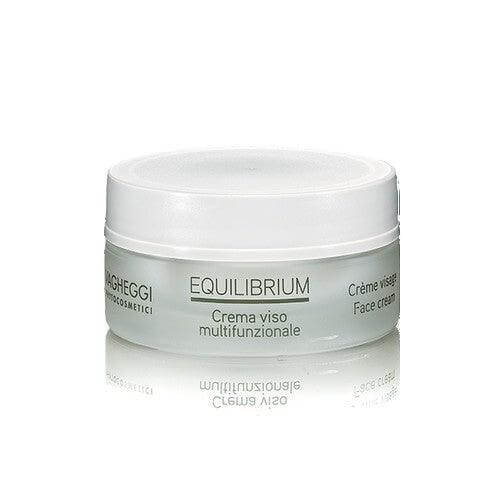 Equilibrium Face Cream jar with essential oils, avocado oil, alphabisabolol for day and night skin care. Maintains natural skin pH.