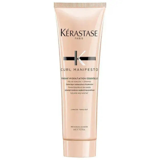 Kérastase Curl Manifesto Fondant Hydration Essentielle hydrating conditioner for curly and wavy hair, 250ml tube.