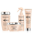 Curl Manifesto Set with shampoo, hair mask, cream, and spray for very curly hair.