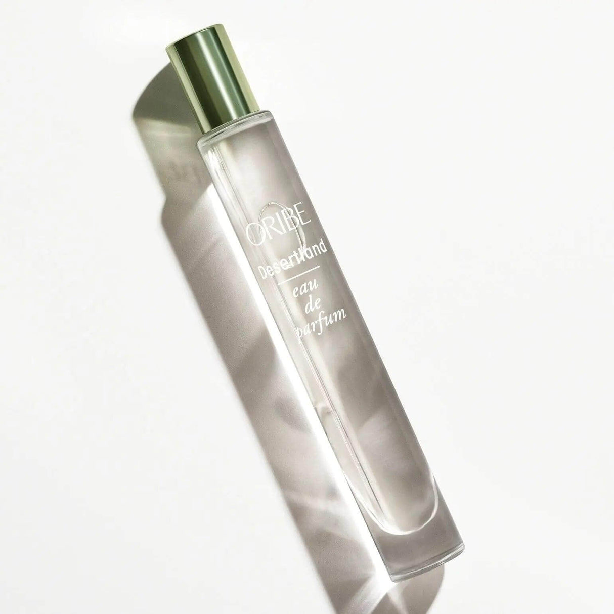 Desertland Eau De Parfum bottle, inspired by desert wildflowers and cedarwood, with a hint of juniper berry and lavender.