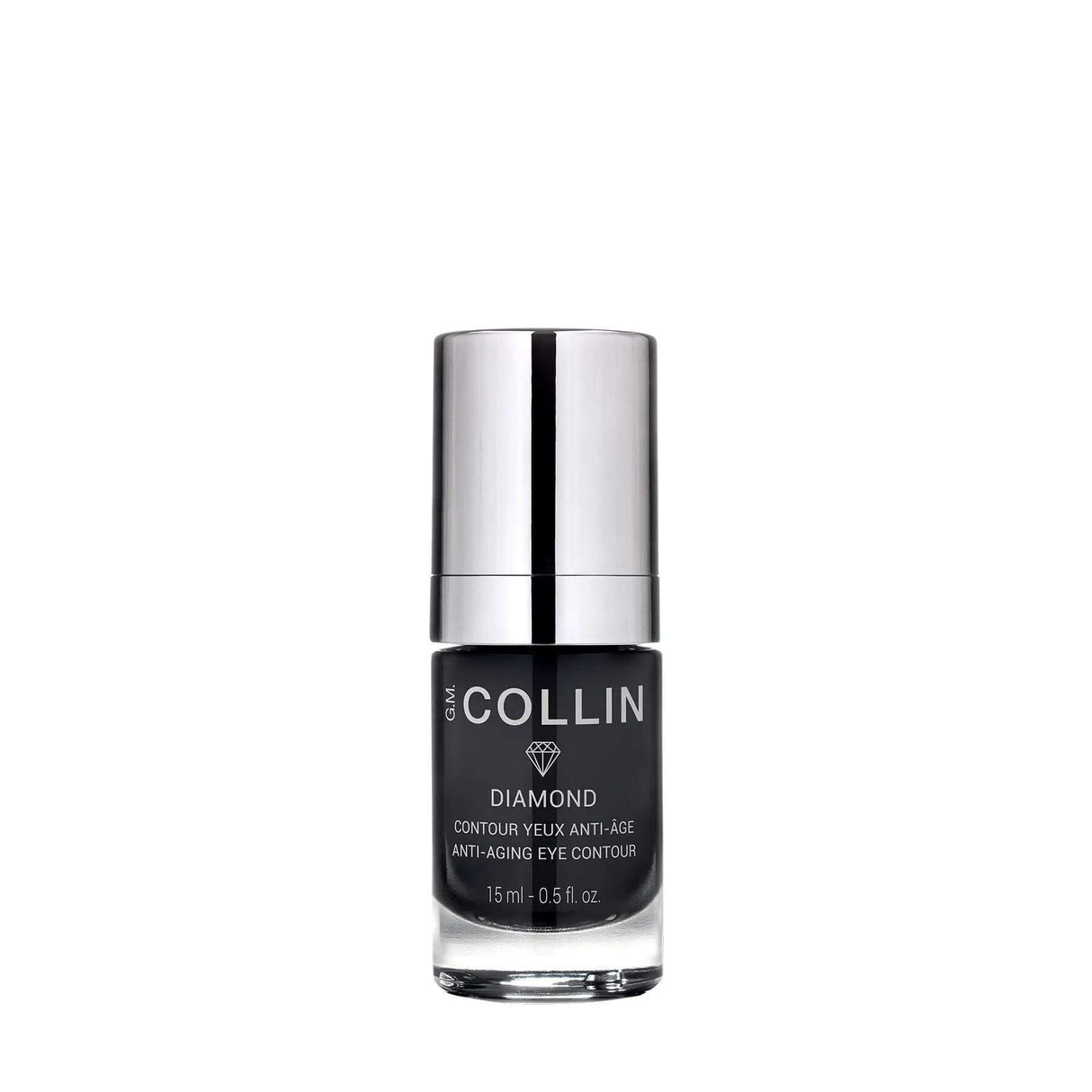 Diamond Eye Contour anti-aging cream bottle for wrinkle reduction and brightening eye serum.