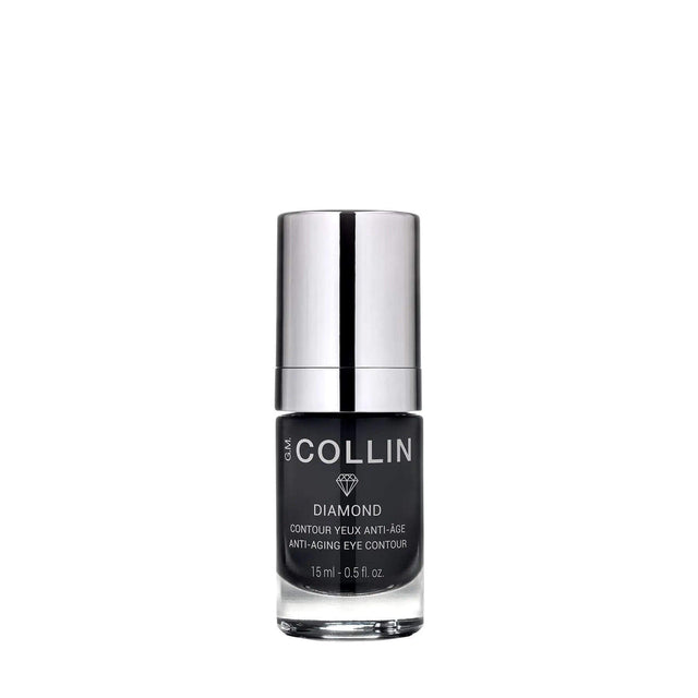 Diamond Eye Contour anti-aging cream bottle for wrinkle reduction and brightening eye serum.