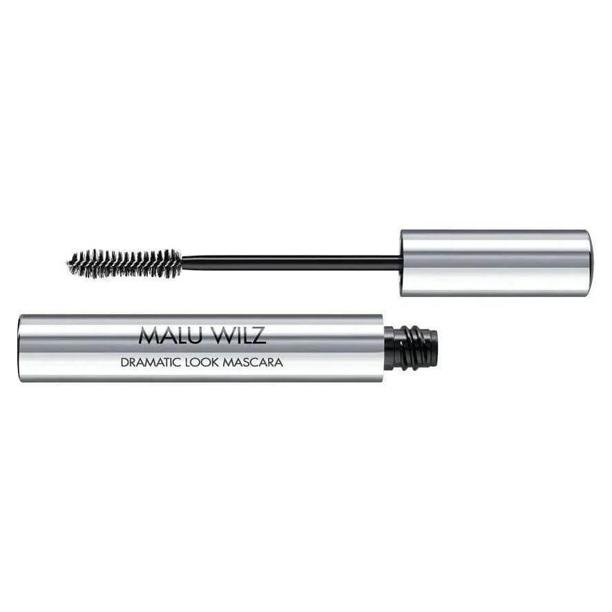 Malu Wilz Dramatic Look Noir Mascara with applicator brush, 9ml, for bold, striking lashes with deep black formula