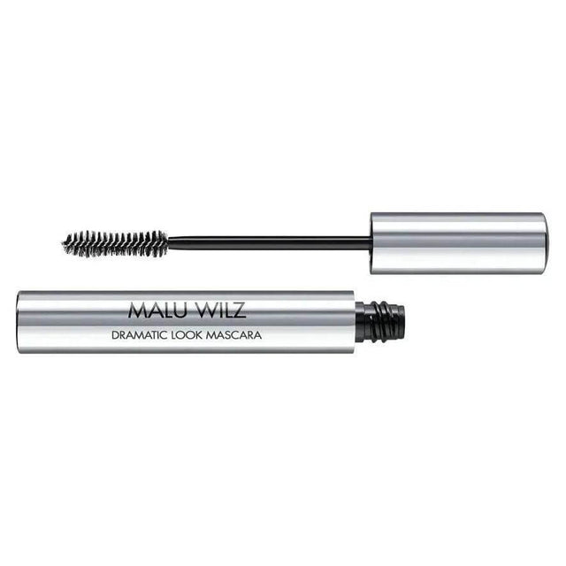 Malu Wilz Dramatic Look Noir Mascara with applicator brush, 9ml, for bold, striking lashes with deep black formula