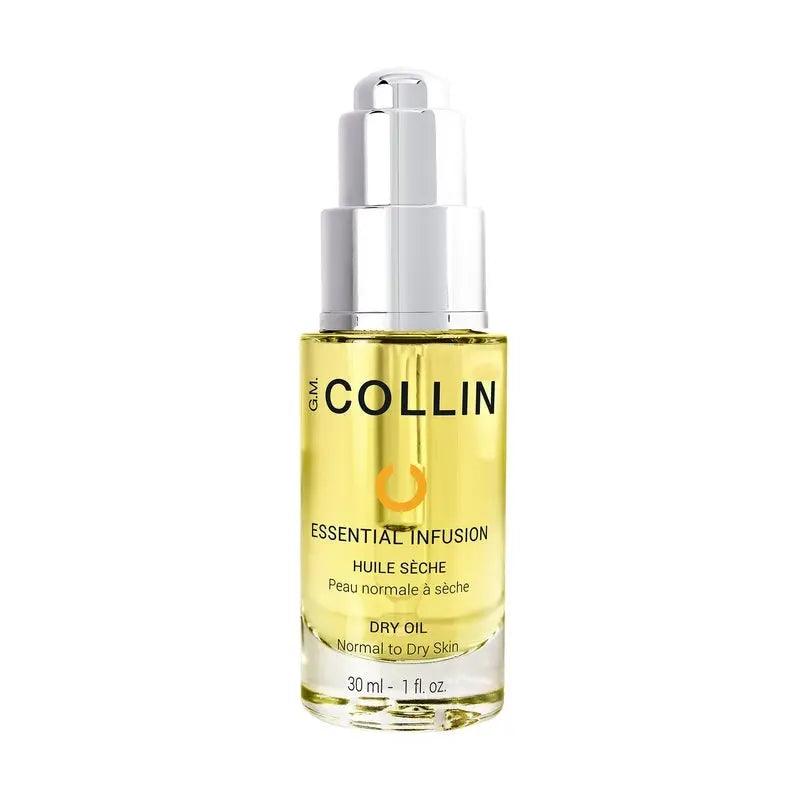 Essential Infusion Dry Oil bottle for deep skin hydration and anti-aging care, 30 ml.