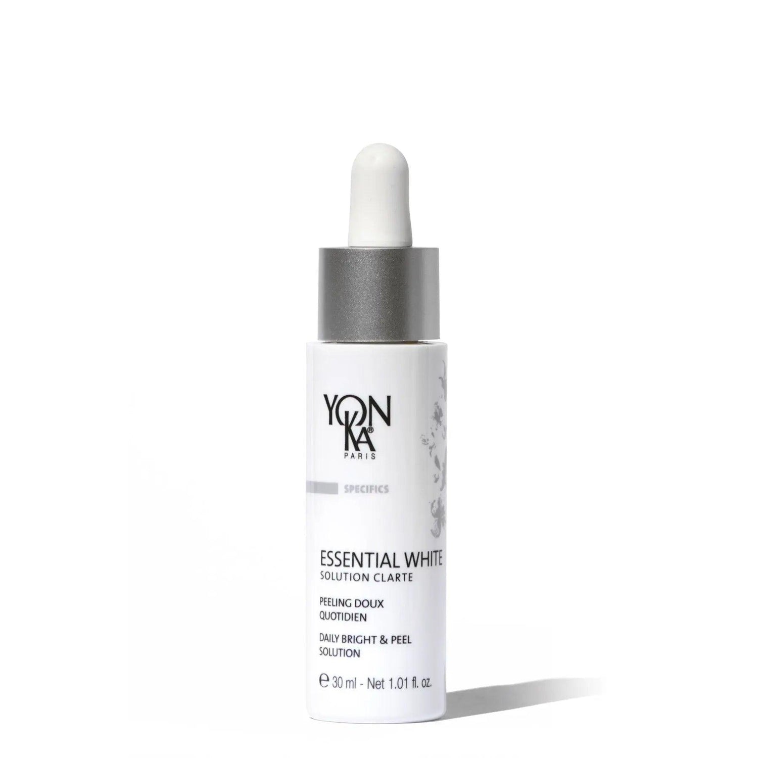 Yonka Essential White Solution Clarte brightening serum for dark spots and uneven skin tone, 30ml.