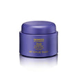 75-15 Face Scrub in a purple jar, formulated with sugar, oils, and butters for glowing skin.