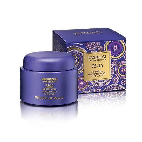 75-15 Face Scrub with Cane Sugar and Oils, 75 ml jar.