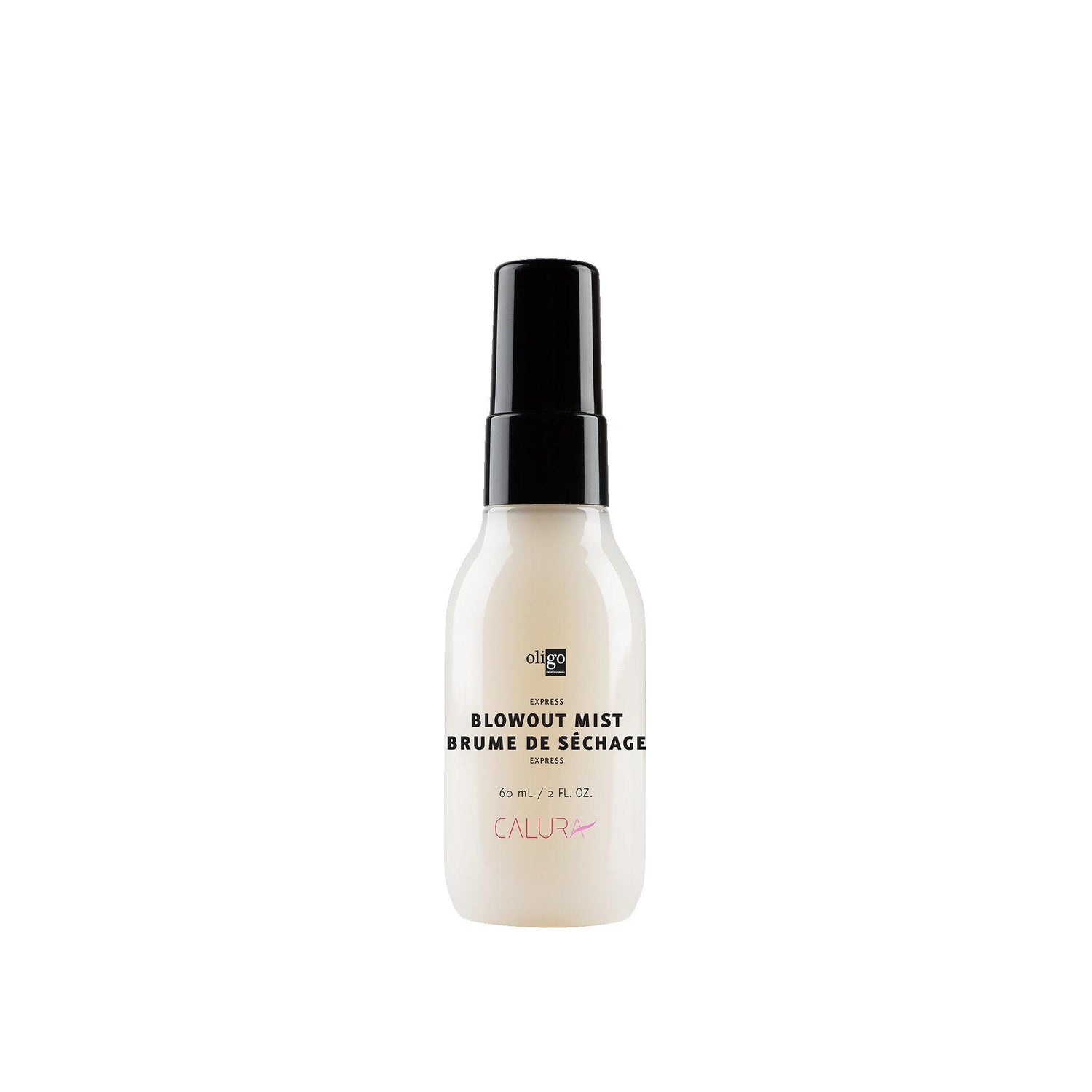 Express Blowout Mist bottle offering quick-dry hair solution with UV and heat protection; vegan, paraben-free, gluten-free formula.